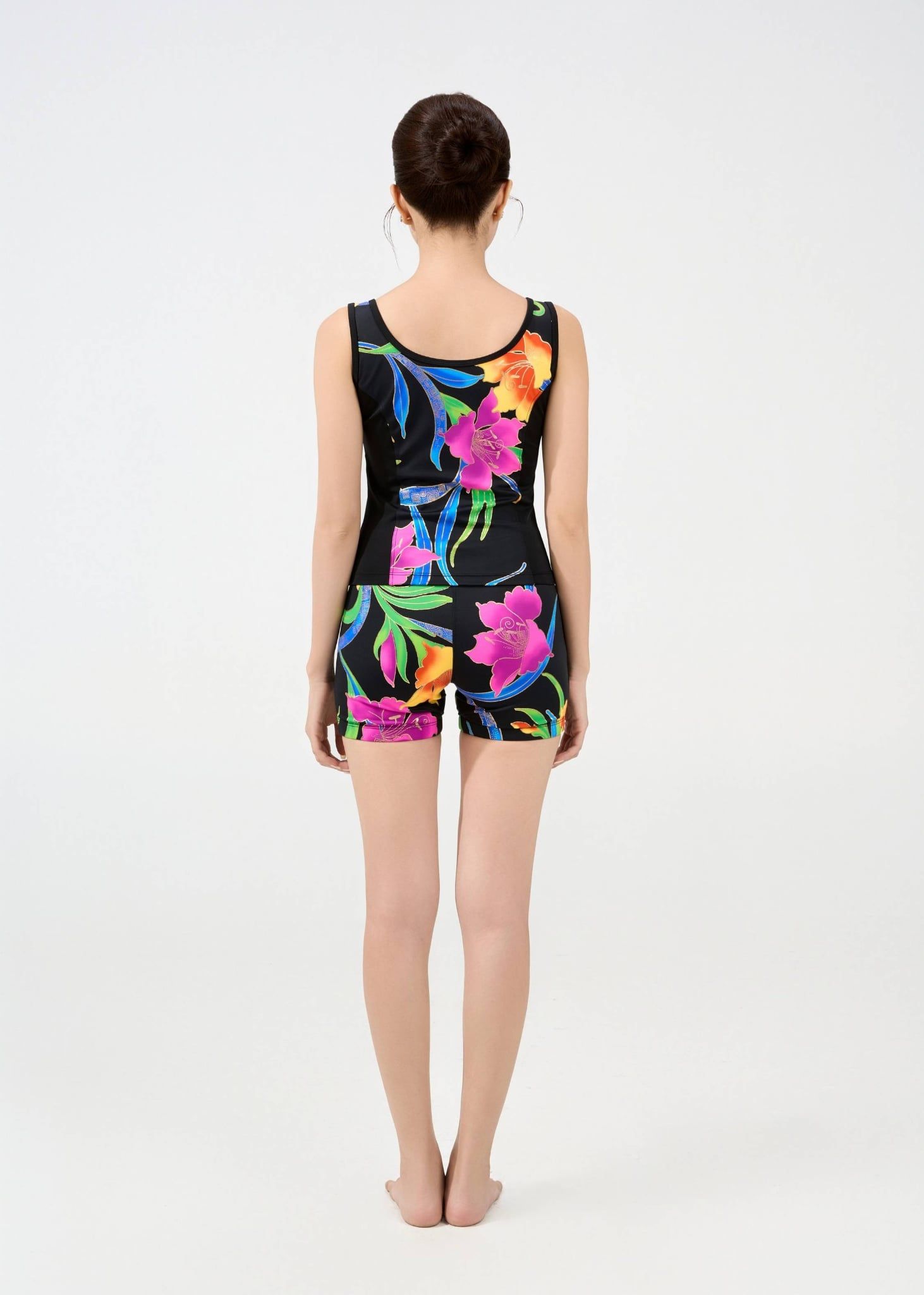  ĐỒ BƠI NỮ XUÂN THU SWIM HAI MẢNH QUẦN SHORT RỜI PHỐI HOA KIỂU SR3L02 