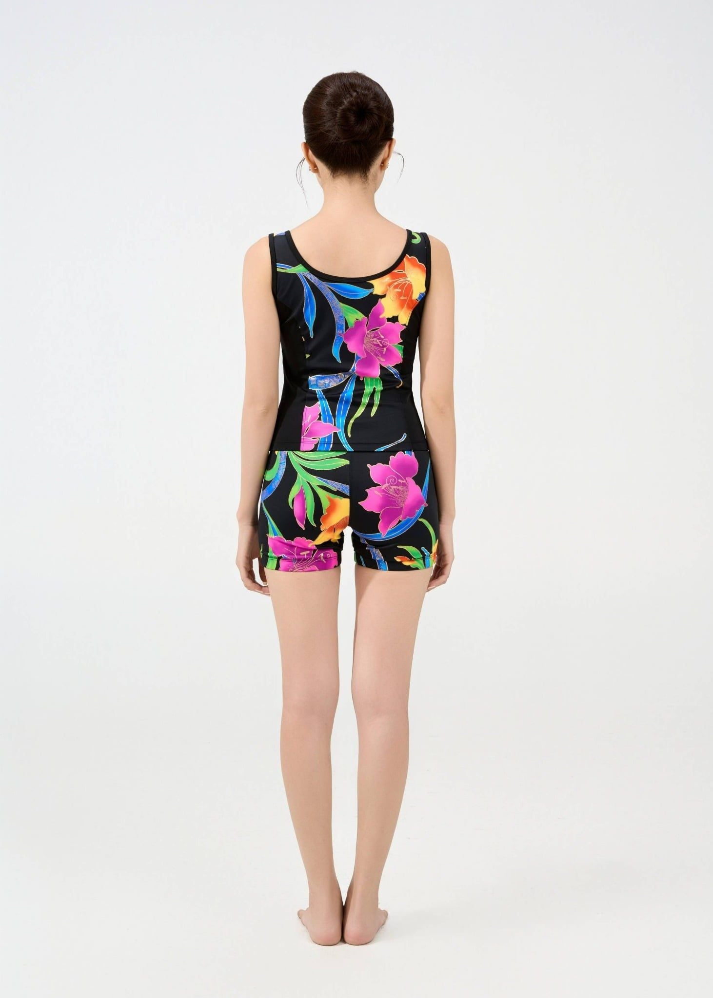  ĐỒ BƠI NỮ XUÂN THU SWIM HAI MẢNH QUẦN SHORT RỜI PHỐI HOA KIỂU SR3L02 
