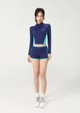  ĐỒ BƠI NỮ XUÂN THU SWIM HAI MẢNH TAY DÀI QUẦN SHORT RỜI CHỐNG NẮNG SRK25 