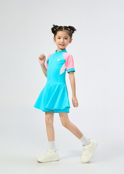 ĐỒ BƠI BÉ GÁI XUÂN THU SWIM MỘT MẢNH DÁNG VÁY DỄ THƯƠNG VTE13