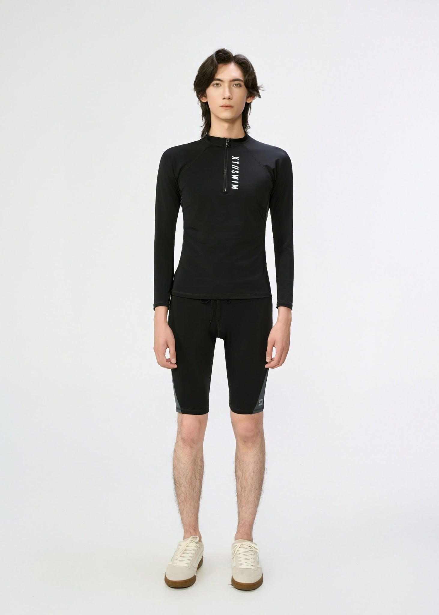  ÁO BƠI NAM XUÂN THU SWIM TAY DÀI KIỂU THỂ THAO CHỐNG NẮNG ANN25-B 