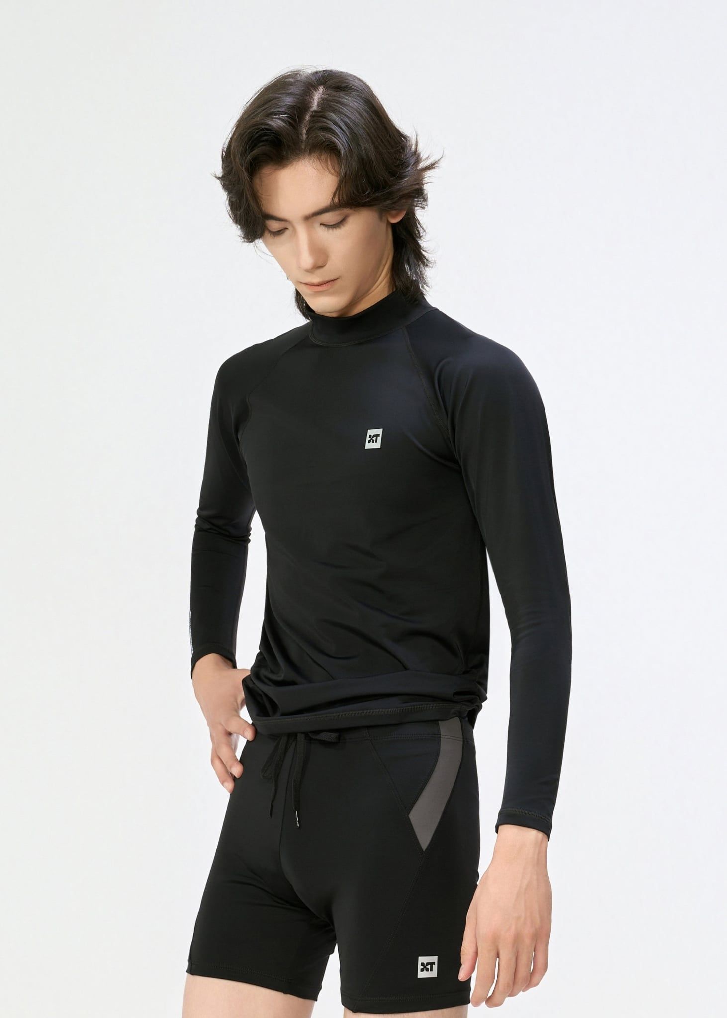  ÁO BƠI NAM XUÂN THU SWIM TAY DÀI THỂ THAO CHỐNG NẮNG ANN03 