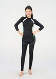  ĐỒ BƠI NỮ CHO TEEN XUÂN THU SWIM HAI MẢNH TAY DÀI QUẦN DÀI RỜI 2 LỚP CHỐNG NẮNG SRTT01 