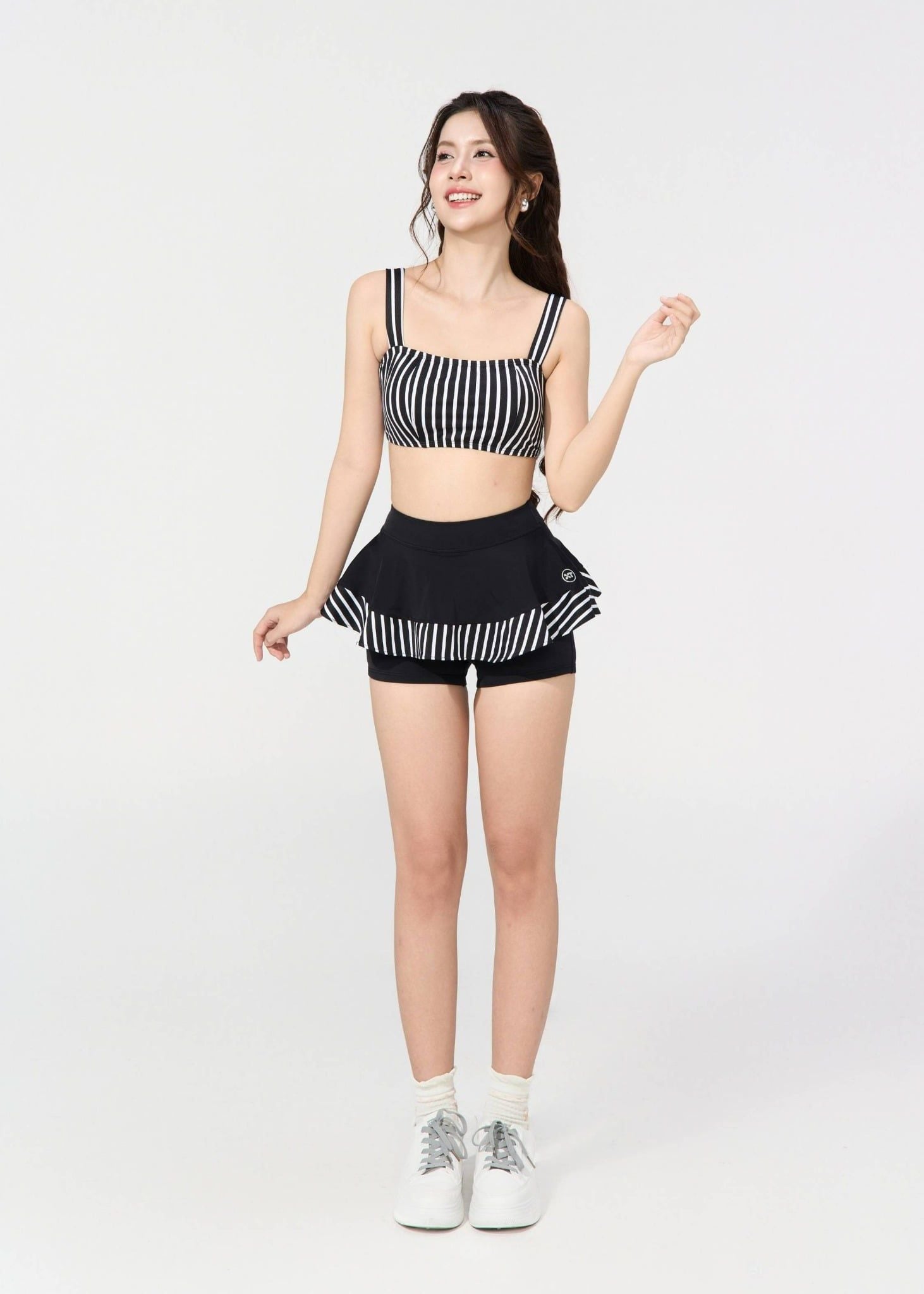  ĐỒ BƠI NỮ XUÂN THU SWIM HAI MẢNH CHÂN VÁY RỜI KIỂU LBDK23 