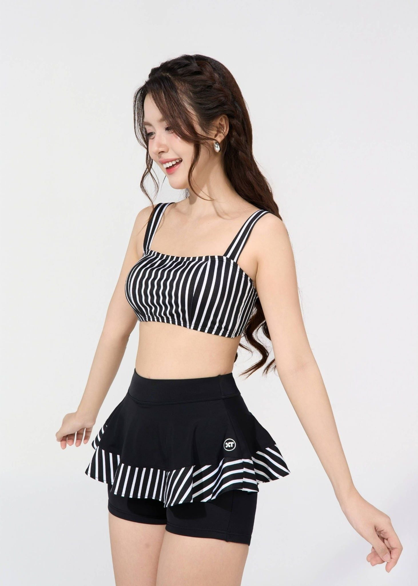  ĐỒ BƠI NỮ XUÂN THU SWIM HAI MẢNH CHÂN VÁY RỜI KIỂU LBDK23 