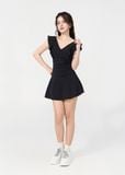  ĐỒ BƠI NỮ XUÂN THU SWIM MỘT MẢNH DÁNG VÁY BÈO NHÚN KÍN ĐÁO VK39 