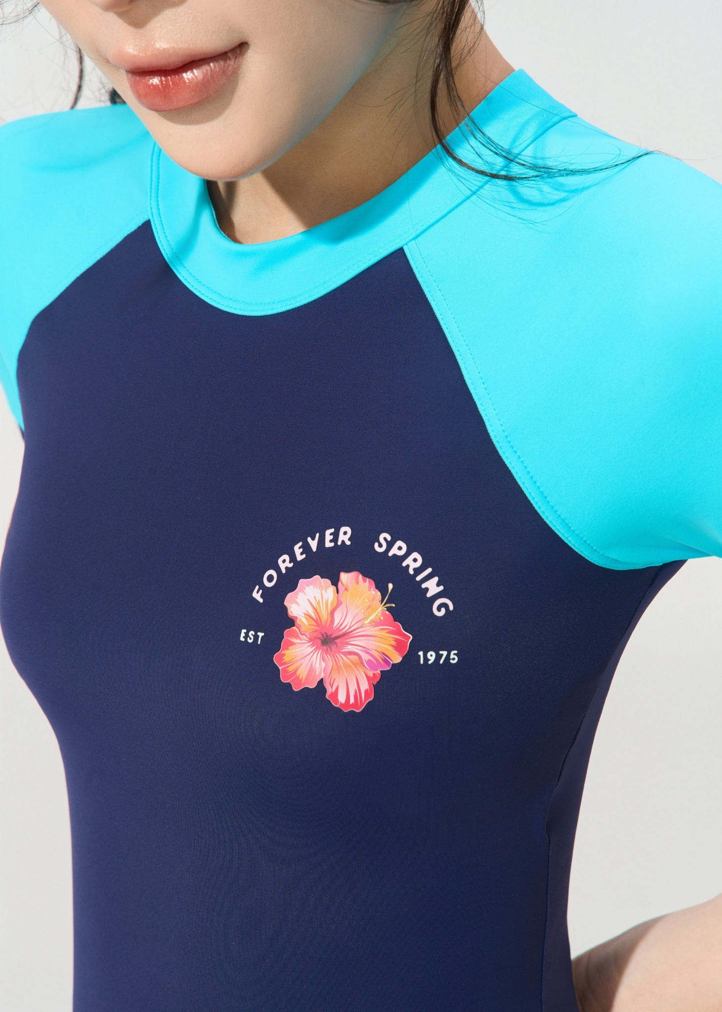 ĐỒ BƠI NỮ XUÂN THU SWIM MỘT MẢNH DÁNG VÁY CHỐNG NẮNG VK54 – Xuân