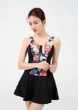  ĐỒ BƠI NỮ XUÂN THU SWIM MỘT MẢNH DÁNG VÁY PHỐI HOA KIỂU VN 