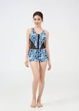  ĐỒ BƠI NỮ XUÂN THU SWIM MỘT MẢNH QUẦN SHORT PHỐI LƯỚI KIỂU SK12 
