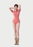  ĐỒ BƠI NỮ XUÂN THU SWIM MỘT MẢNH TAY LỠ PHỐI HOA KIỂU MK11 