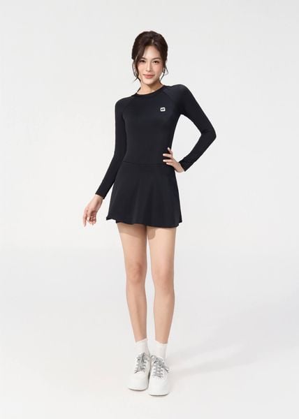 ĐỒ BƠI NỮ XUÂN THU SWIM MỘT MẢNH DÁNG VÁY TAY DÀI CHỐNG NẮNG VK52