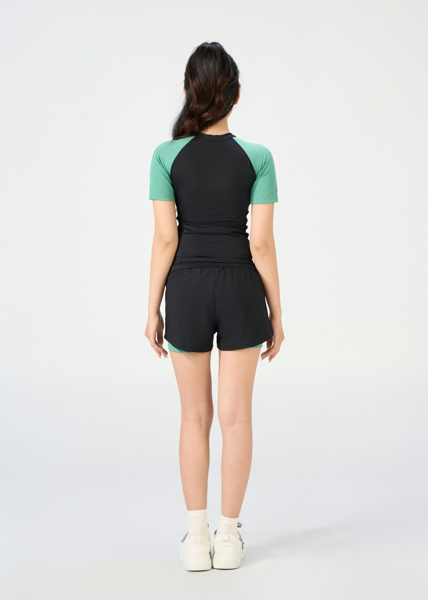  ĐỒ BƠI NỮ CHO TEEN XUÂN THU SWIM HAI MẢNH QUẦN SHORT RỜI 2 LỚP KÍN ĐÁO SRTT02 