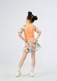  ĐỒ BƠI BÉ GÁI XUÂN THU SWIM HAI MẢNH CHÂN VÁY RỜI PHỐI HOA DỄ THƯƠNG LBDTE03 