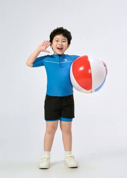 ĐỒ BƠI BÉ TRAI XUÂN THU SWIM HAI MẢNH QUẦN SHORT RỜI 2 LỚP THỂ THAO BNTE71