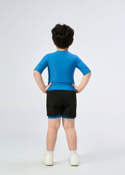 ĐỒ BƠI BÉ TRAI XUÂN THU SWIM HAI MẢNH QUẦN SHORT RỜI 2 LỚP THỂ THAO BNTE71