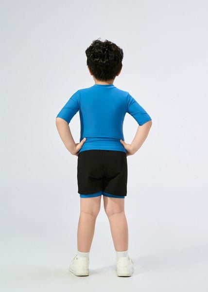 ĐỒ BƠI BÉ TRAI XUÂN THU SWIM HAI MẢNH QUẦN SHORT RỜI 2 LỚP THỂ THAO BNTE71