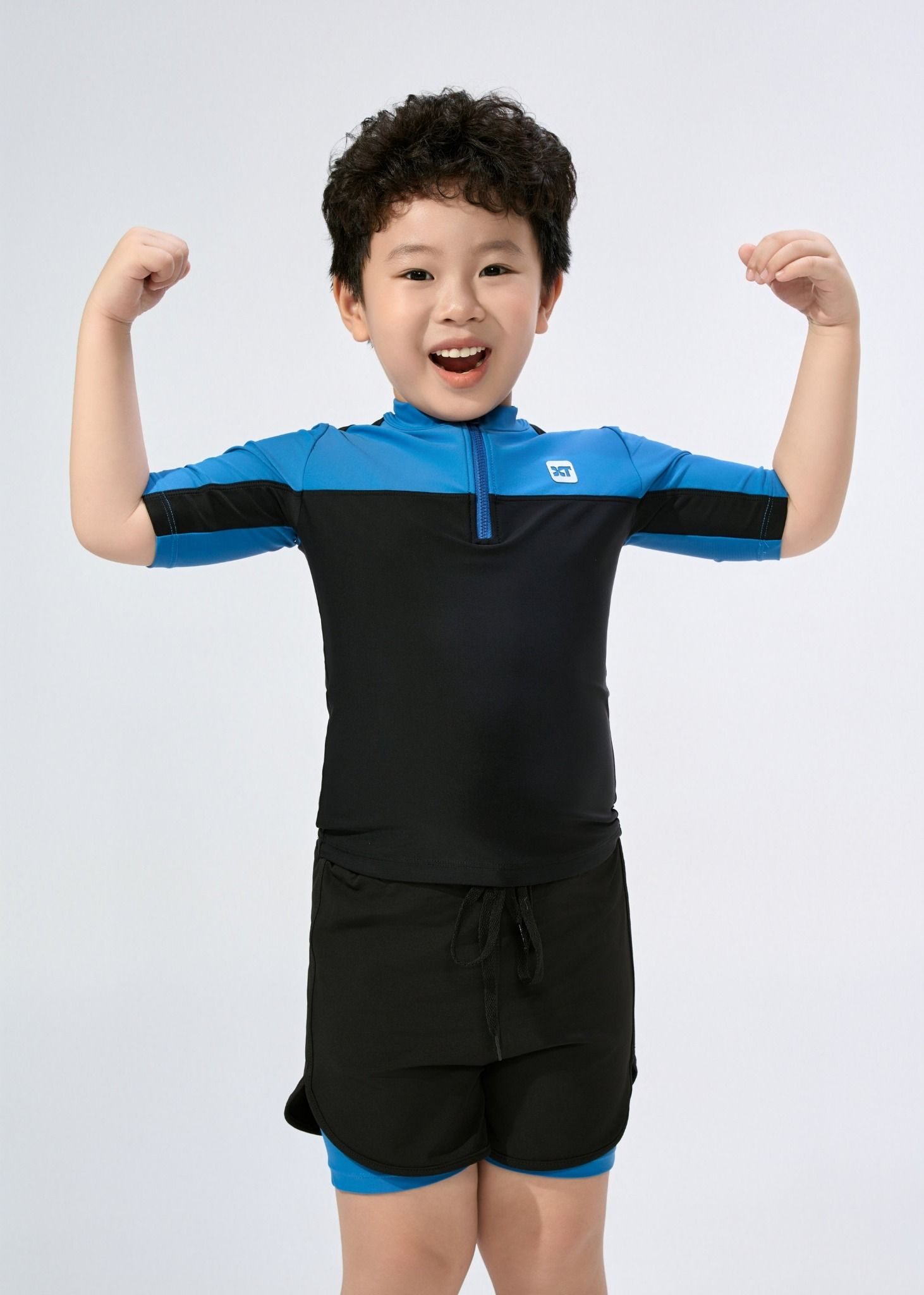  ĐỒ BƠI BÉ TRAI XUÂN THU SWIM HAI MẢNH QUẦN SHORT RỜI 2 LỚP THỂ THAO BNTE72 