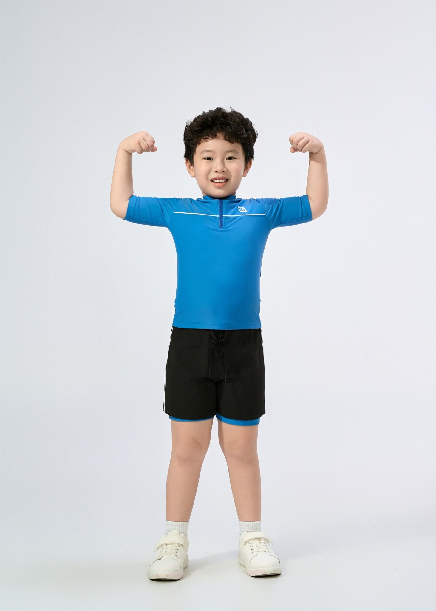  ĐỒ BƠI BÉ TRAI XUÂN THU SWIM HAI MẢNH QUẦN SHORT RỜI 2 LỚP THỂ THAO BNTE71 