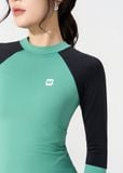  ĐỒ BƠI NỮ XUÂN THU SWIM HAI MẢNH TAY DÀI QUẦN SHORT RỜI CHỐNG NẮNG SRK31 
