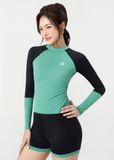 ĐỒ BƠI NỮ XUÂN THU SWIM HAI MẢNH TAY DÀI QUẦN SHORT RỜI CHỐNG NẮNG SRK31 