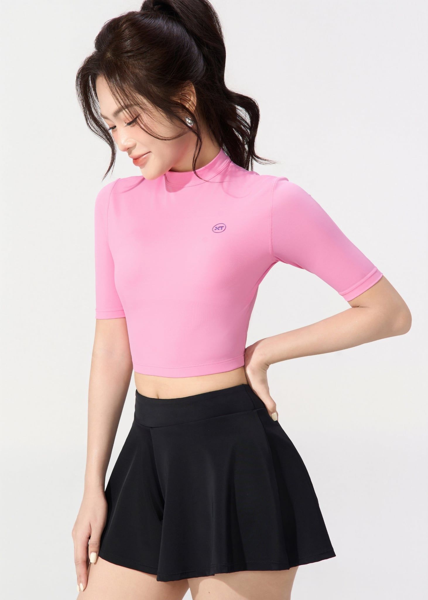  ĐỒ BƠI NỮ XUÂN THU SWIM HAI MẢNH TAY LỠ CHÂN VÁY RỜI CHỐNG NẮNG LBDK38 