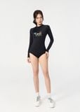  ĐỒ BƠI NỮ XUÂN THU SWIM MỘT MẢNH TAY DÀI CHỐNG NẮNG PHỐI HOẠ TIẾT MK05 