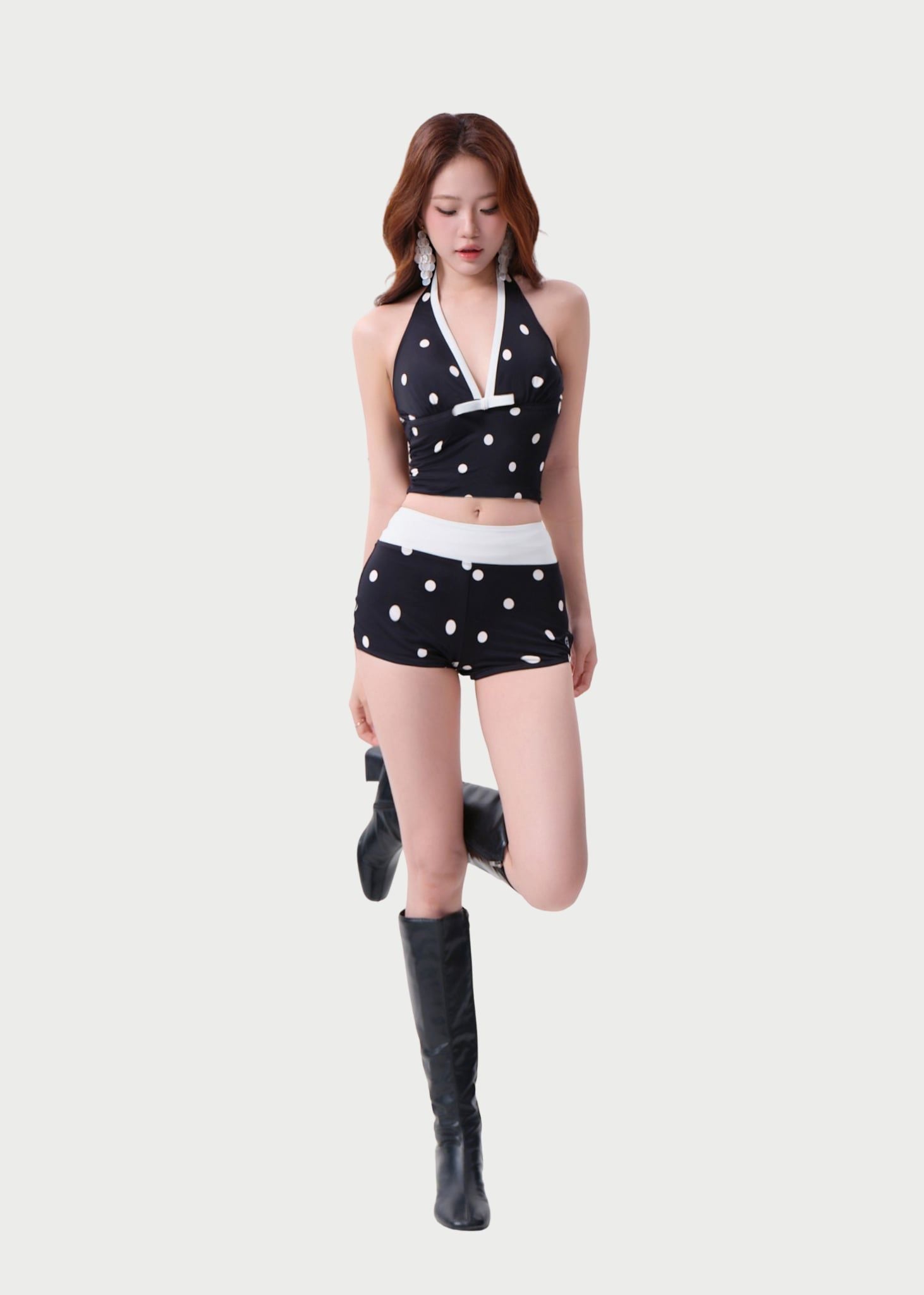  ĐỒ BƠI NỮ XUÂN THU SWIM HAI MẢNH CỘT DÂY QUẦN SHORT RỜI PHỐI KIỂU SRK37 