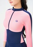  ĐỒ BƠI NỮ XUÂN THU SWIM MỘT MẢNH TAY DÀI DÁNG VÁY CHỐNG NẮNG VK55 