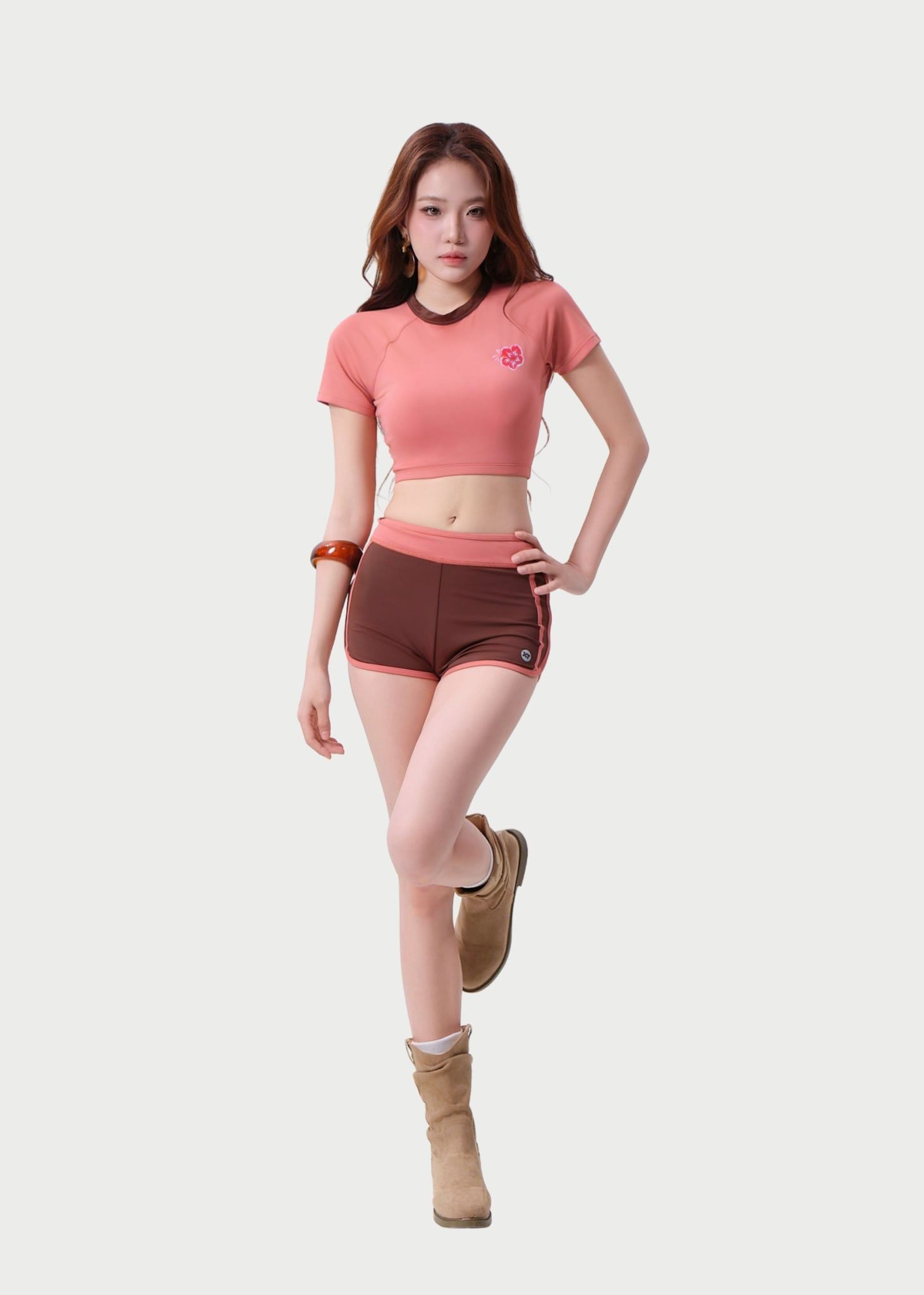  ĐỒ BƠI NỮ XUÂN THU SWIM HAI MẢNH TAY NGẮN QUẦN SHORT RỜI KIỂU SRK36 
