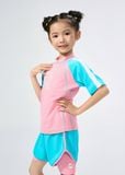  ĐỒ BƠI BÉ GÁI XUÂN THU SWIM HAI MẢNH QUẦN SHORT RỜI 2 LỚP DỄ THƯƠNG SRTE01 
