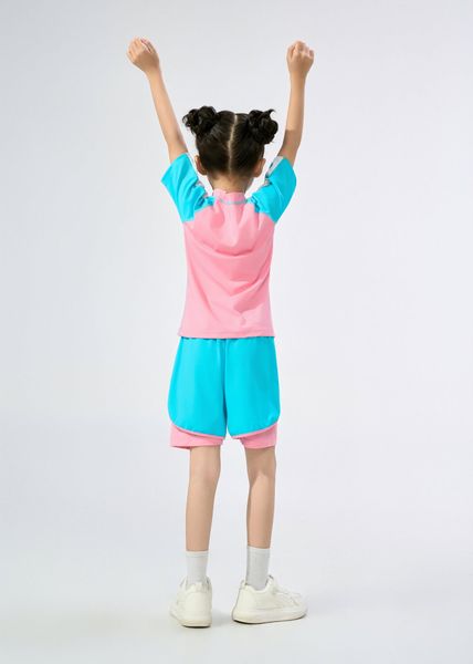 ĐỒ BƠI BÉ GÁI XUÂN THU SWIM HAI MẢNH QUẦN SHORT RỜI 2 LỚP DỄ THƯƠNG SRTE01