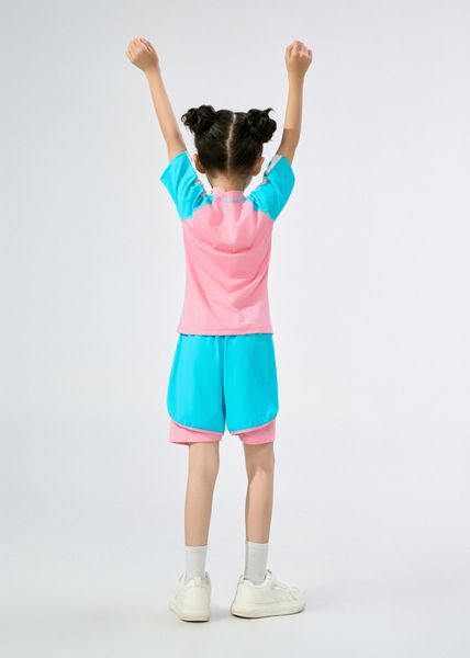 ĐỒ BƠI BÉ GÁI XUÂN THU SWIM HAI MẢNH QUẦN SHORT RỜI 2 LỚP DỄ THƯƠNG SRTE01
