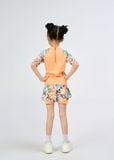  ĐỒ BƠI BÉ GÁI XUÂN THU SWIM HAI MẢNH QUẦN SHORT RỜI 2 LỚP PHỐI HOA DỄ THƯƠNG SRTE02 