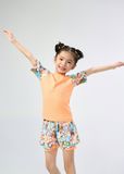  ĐỒ BƠI BÉ GÁI XUÂN THU SWIM HAI MẢNH QUẦN SHORT RỜI 2 LỚP PHỐI HOA DỄ THƯƠNG SRTE02 