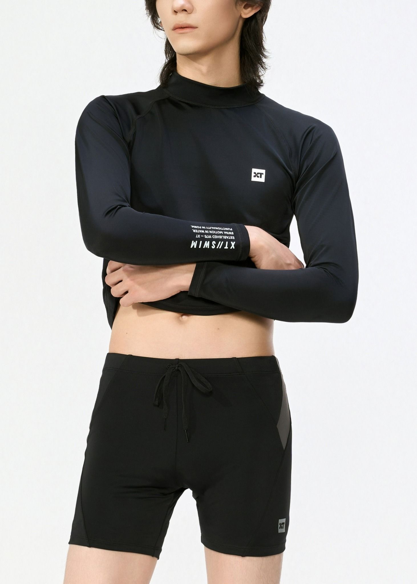  QUẦN BƠI NAM XUÂN THU SWIM DÁNG ÔM NGẮN THỂ THAO LSN07 