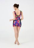  ĐỒ BƠI NỮ XUÂN THU SWIM MỘT MẢNH QUẦN SHORT PHỐI HOA KIỂU SK00 