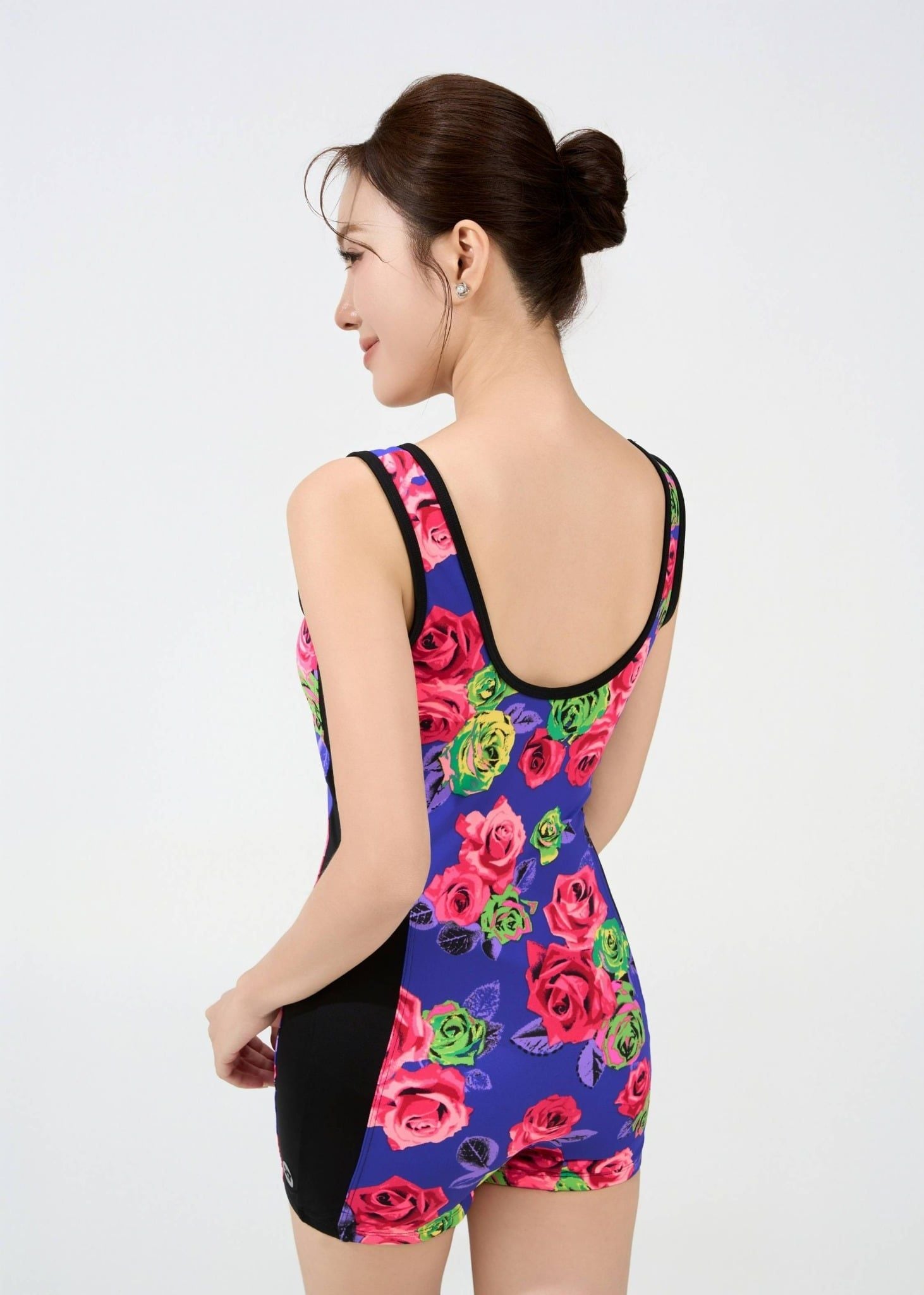  ĐỒ BƠI NỮ XUÂN THU SWIM MỘT MẢNH QUẦN SHORT PHỐI HOA KIỂU SK00 