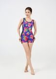  ĐỒ BƠI NỮ XUÂN THU SWIM MỘT MẢNH QUẦN SHORT PHỐI HOA KIỂU SK00 