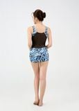  ĐỒ BƠI NỮ XUÂN THU SWIM MỘT MẢNH QUẦN SHORT PHỐI LƯỚI KIỂU SK12 