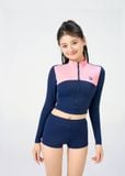 ĐỒ BƠI NỮ XUÂN THU SWIM HAI MẢNH TAY DÀI QUẦN SHORT RỜI CHỐNG NẮNG SRK29 