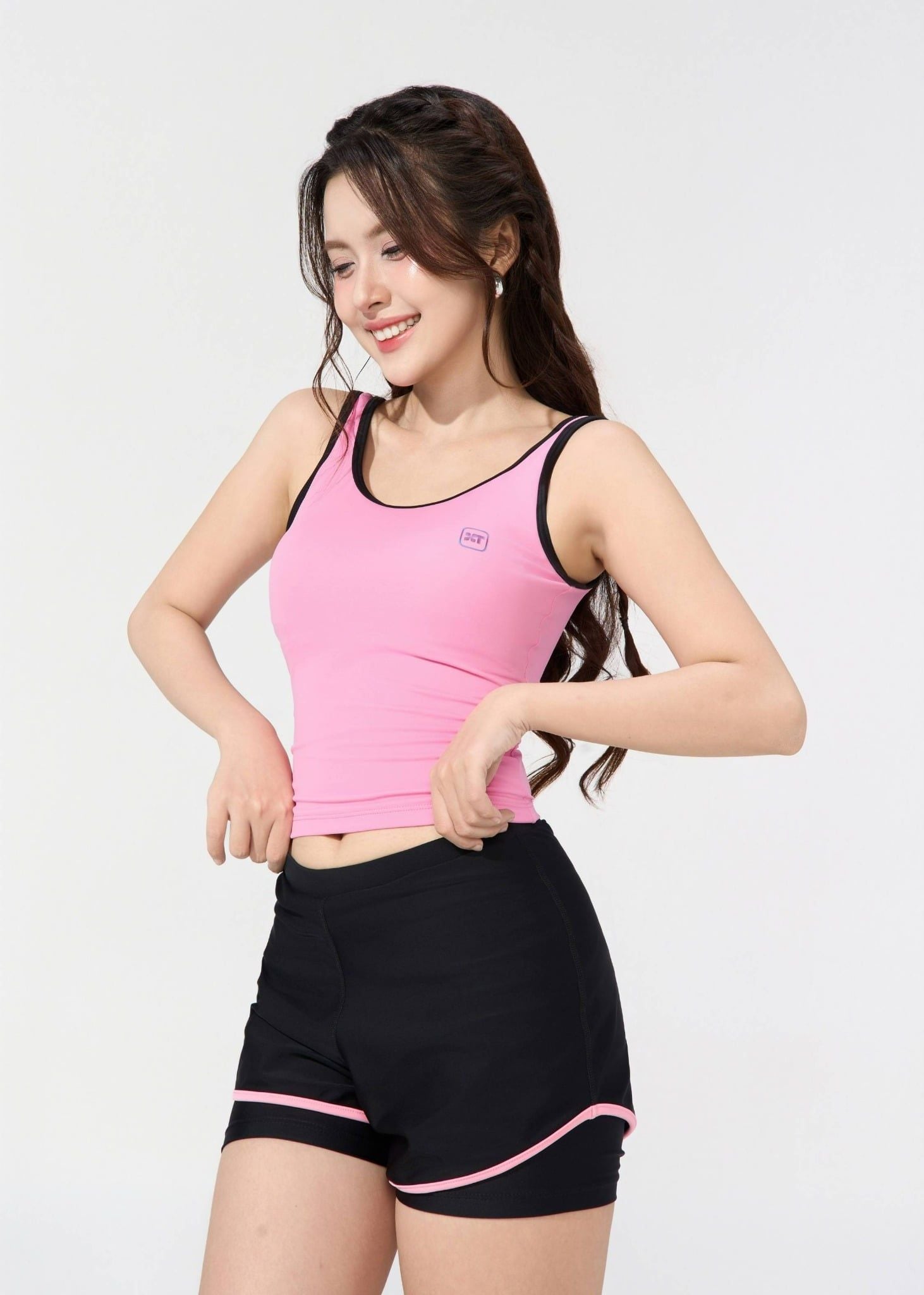  ĐỒ BƠI NỮ XUÂN THU SWIM HAI MẢNH QUẦN SHORT RỜI 2 LỚP KIỂU SRK33 