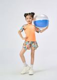  ĐỒ BƠI BÉ GÁI XUÂN THU SWIM HAI MẢNH QUẦN SHORT RỜI 2 LỚP PHỐI HOA DỄ THƯƠNG SRTE02 