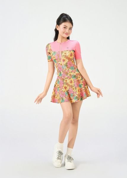 ĐỒ BƠI NỮ CHO TEEN XUÂN THU SWIM HAI MẢNH QUẦN SHORT RỜI 2 LỚP KÍN ĐÁO SRTT04