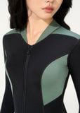  ĐỒ BƠI NỮ XUÂN THU SWIM MỘT MẢNH DÁNG VÁY TAY DÀI CHỐNG NẮNG TÔN DÁNG VK58 