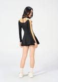 ĐỒ BƠI NỮ XUÂN THU SWIM MỘT MẢNH DÁNG VÁY TAY DÀI CHỐNG NẮNG TÔN DÁNG VK60 