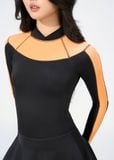  ĐỒ BƠI NỮ XUÂN THU SWIM MỘT MẢNH DÁNG VÁY TAY DÀI CHỐNG NẮNG TÔN DÁNG VK60 