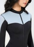  ĐỒ BƠI NỮ XUÂN THU SWIM MỘT MẢNH DÁNG VÁY TAY DÀI CHỐNG NẮNG TÔN DÁNG VK61 