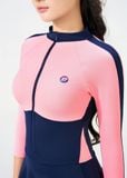  ĐỒ BƠI NỮ XUÂN THU SWIM MỘT MẢNH TAY DÀI DÁNG VÁY CHỐNG NẮNG VK55 