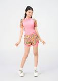  ĐỒ BƠI NỮ CHO TEEN XUÂN THU SWIM MỘT MẢNH DÁNG VÁY CHỐNG NẮNG HOẠ TIẾT HOA VTE16 