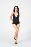  ĐỒ BƠI NỮ XUÂN THU SWIM MỘT MẢNH VIỀN KIỂU CỘT DÂY TÔN DÁNG MK02 